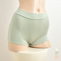 オーガニックコットン ボクサーショーツ サニタリー兼用 日本製 マチ裏シルク