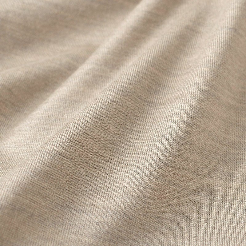 シルク ハイウエスト ショーツ ストレッチ ソフトベア天竺 日本製 一分丈