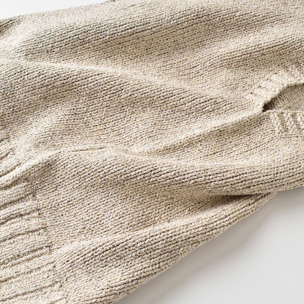 シルク100％ モックネック ニットベスト 日本製