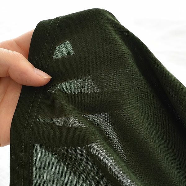 シルク100％ ジャージー 汗取りインナー フレンチ袖 日本製 襟ぐり小さめ