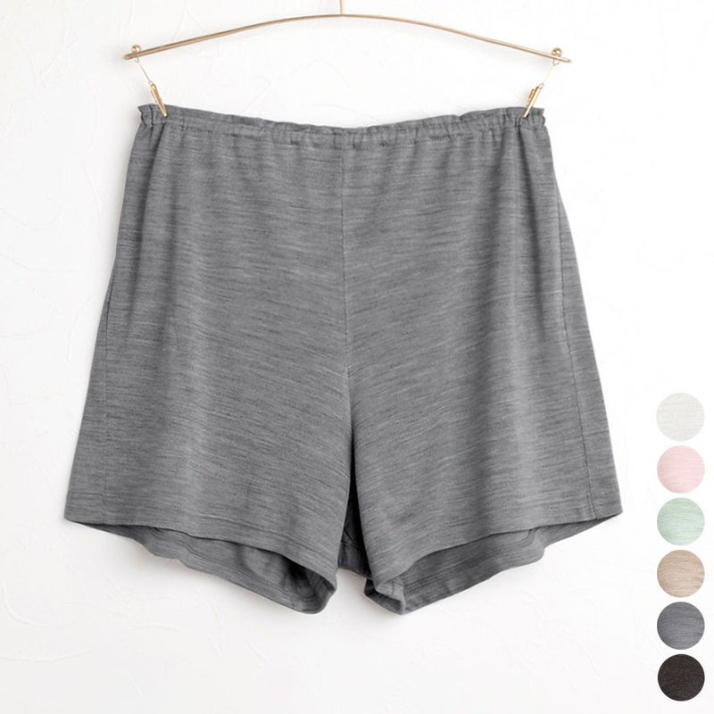 シルク100％ ソフトジャージー タップパンツ 日本製