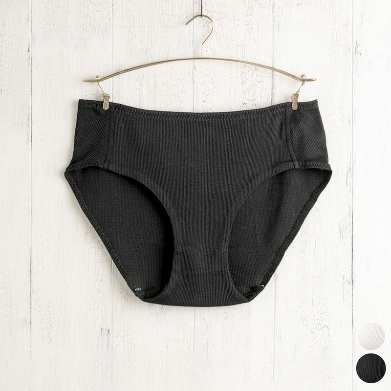 コットンシルク テレコ スタンダードショーツ 前身二重