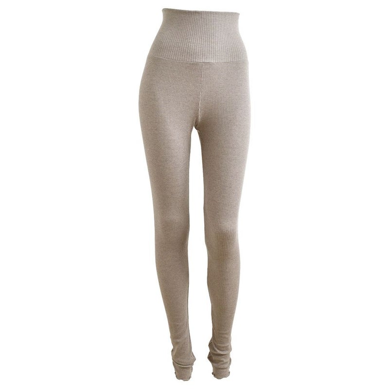 シルクカシミヤ混 13分丈 レギンス 日本製