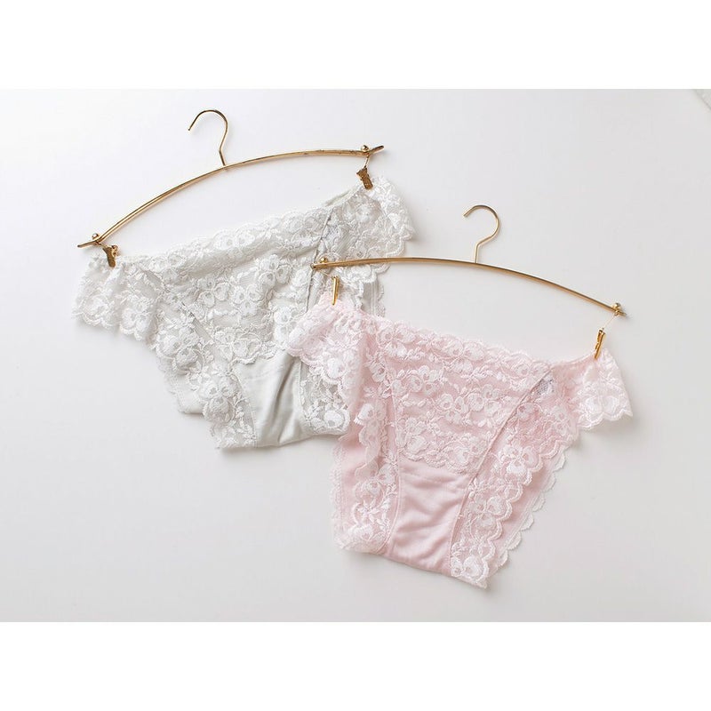  シルク ショーツ フロントレース サニタリー兼用 日本製