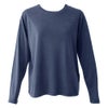 シルク100％ ソフトジャージー クルーネック 長袖トップス 日本製