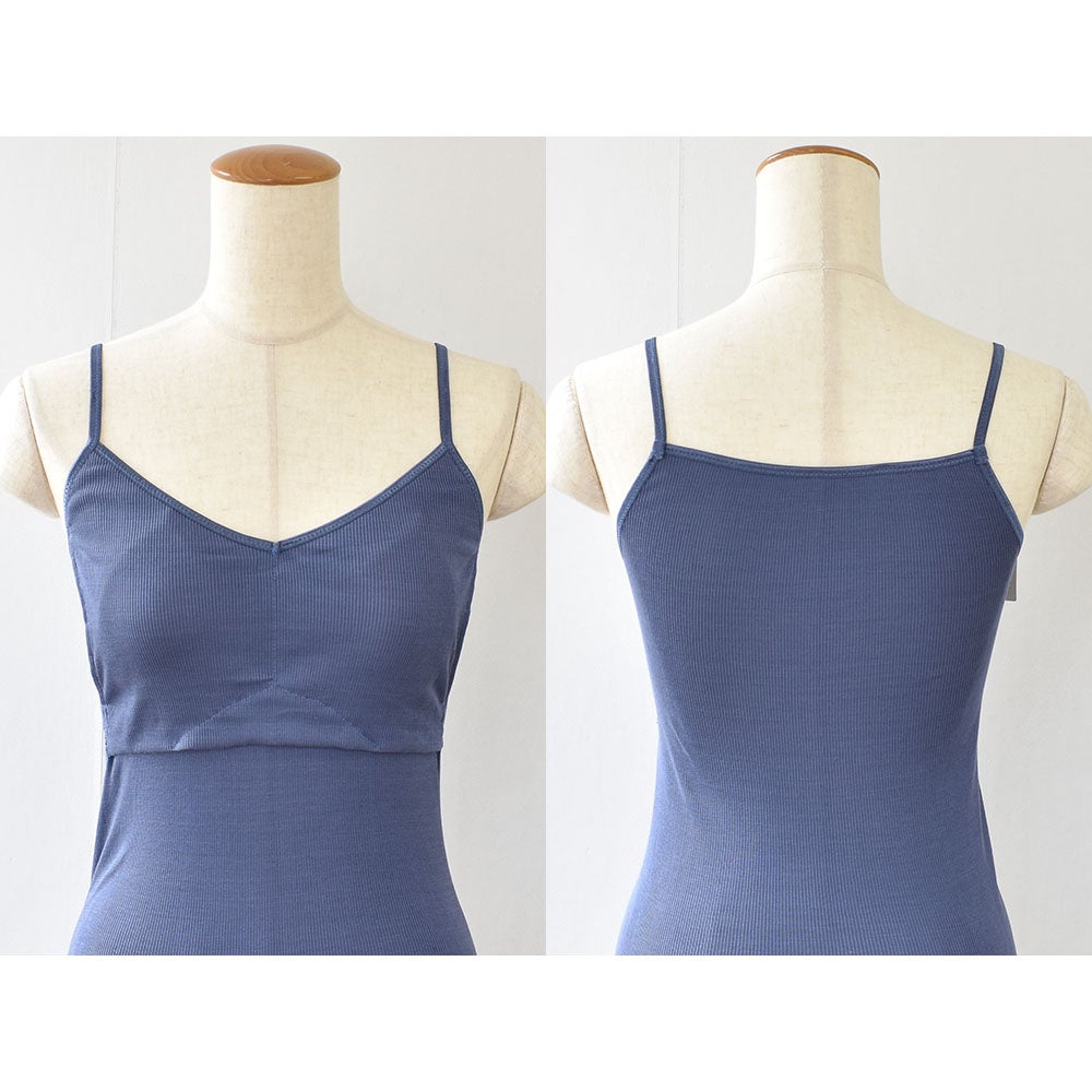 シルク100％ テレコ 金具がないカップ付きキャミソール 病院用 日本製 ウォッシャブル加工