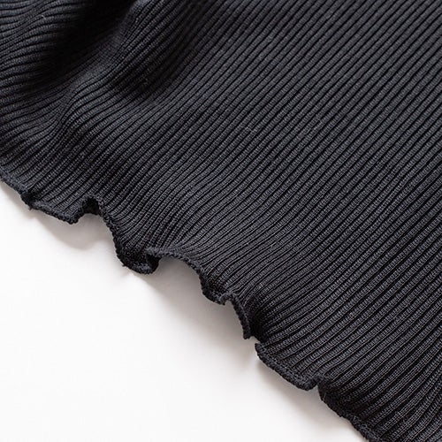 シルク100％ テレコ 金具がないカップ付きキャミソール 病院用 日本製 ウォッシャブル加工