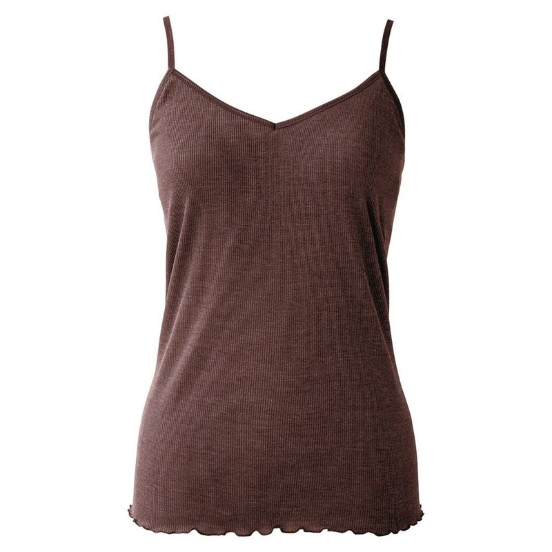 シルク100% テレコ カップ付き キャミソール 日本製 ウォッシャブル加工