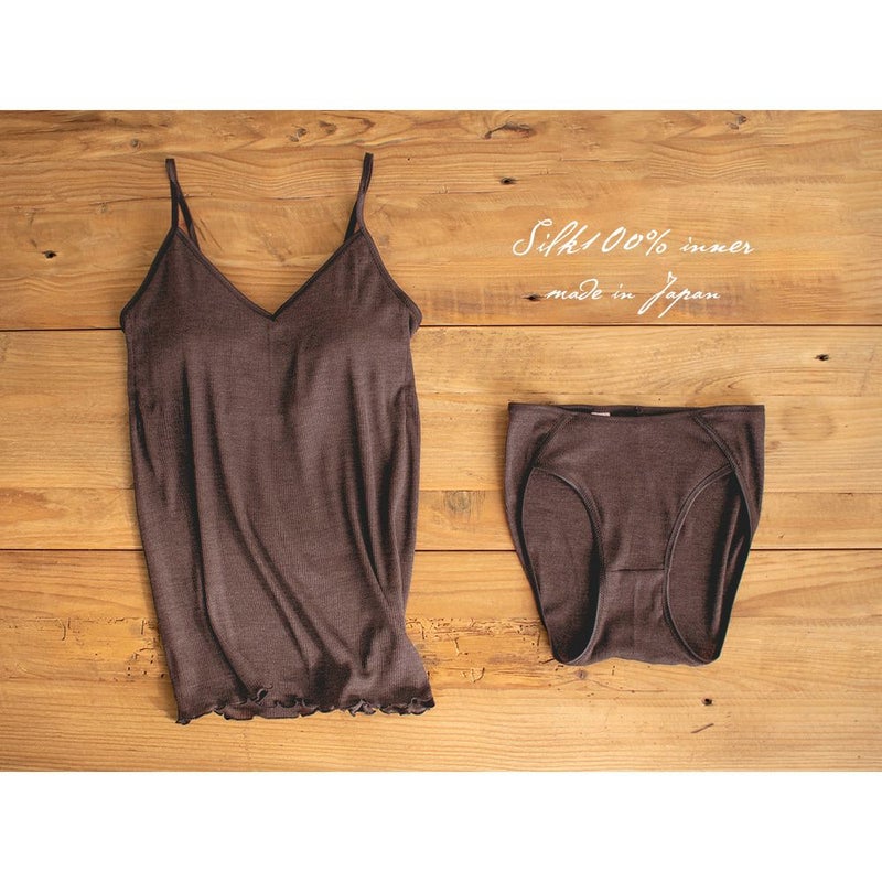  シルク100％ テレコ ショーツ 日本製 ウォッシャブル加工