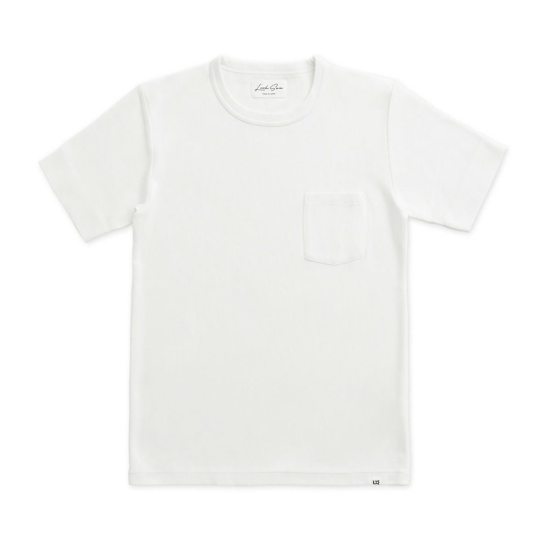 シルクコットン スムース クルーネック 半袖 Tシャツ 日本製 メンズ