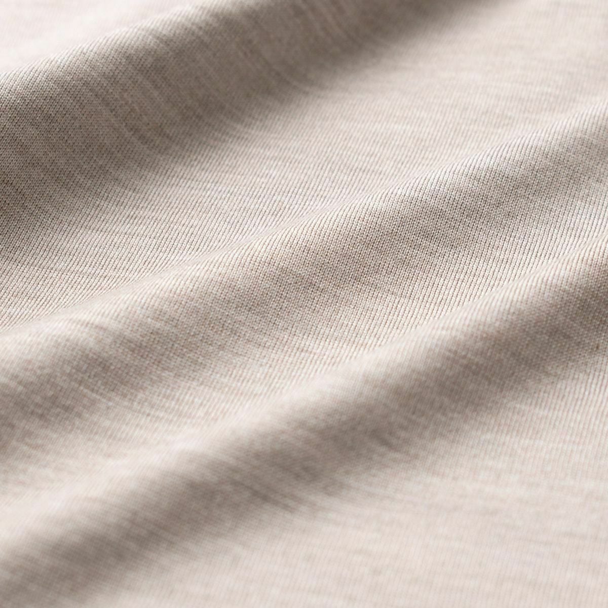 シルク100％ ソフトジャージー カップ付き タンクトップ クルーネック ゆるラク 日本製