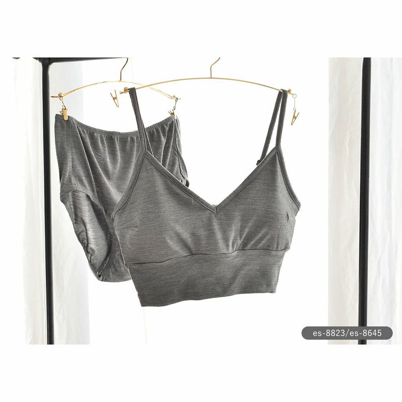 シルク ノンワイヤーブラ ストレッチ ソフトベア天竺 日本製