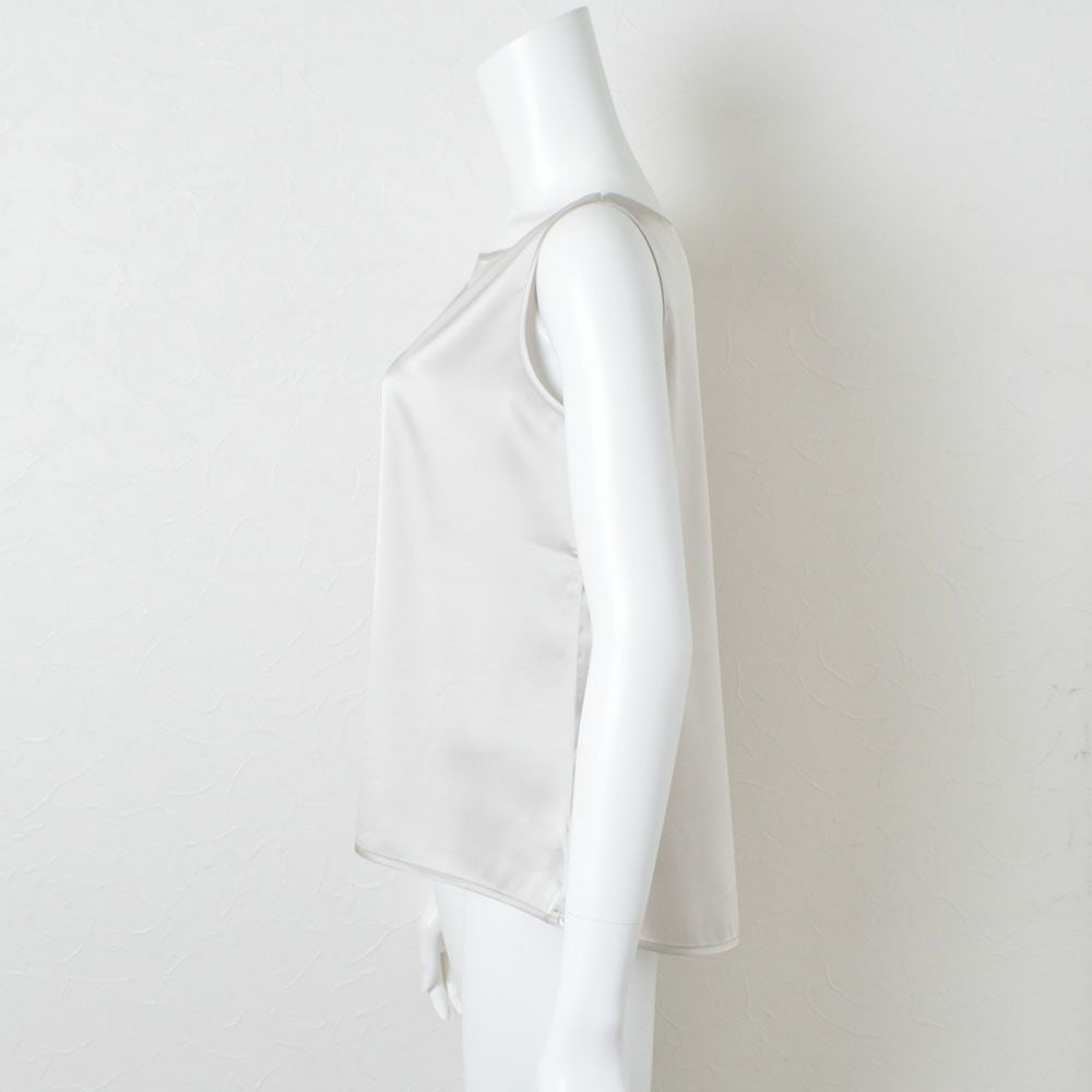 シルクサテンストレッチ タンクトップ 19匁