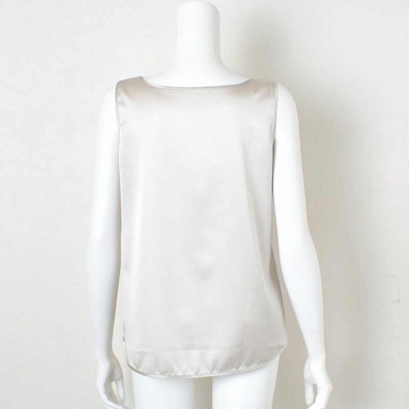 シルクサテンストレッチ タンクトップ 19匁