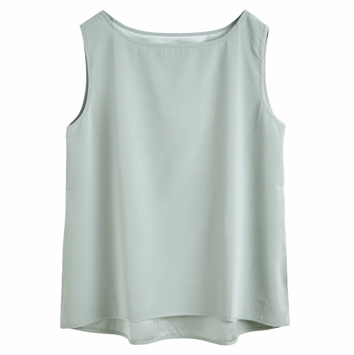  シルクサテンストレッチ タンクトップ