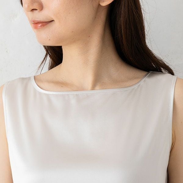 シルクサテンストレッチ パジャマ 上下セット