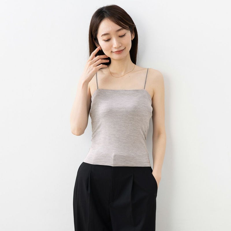 シルク ブラトップ ストレッチ ソフトベア天竺 日本製