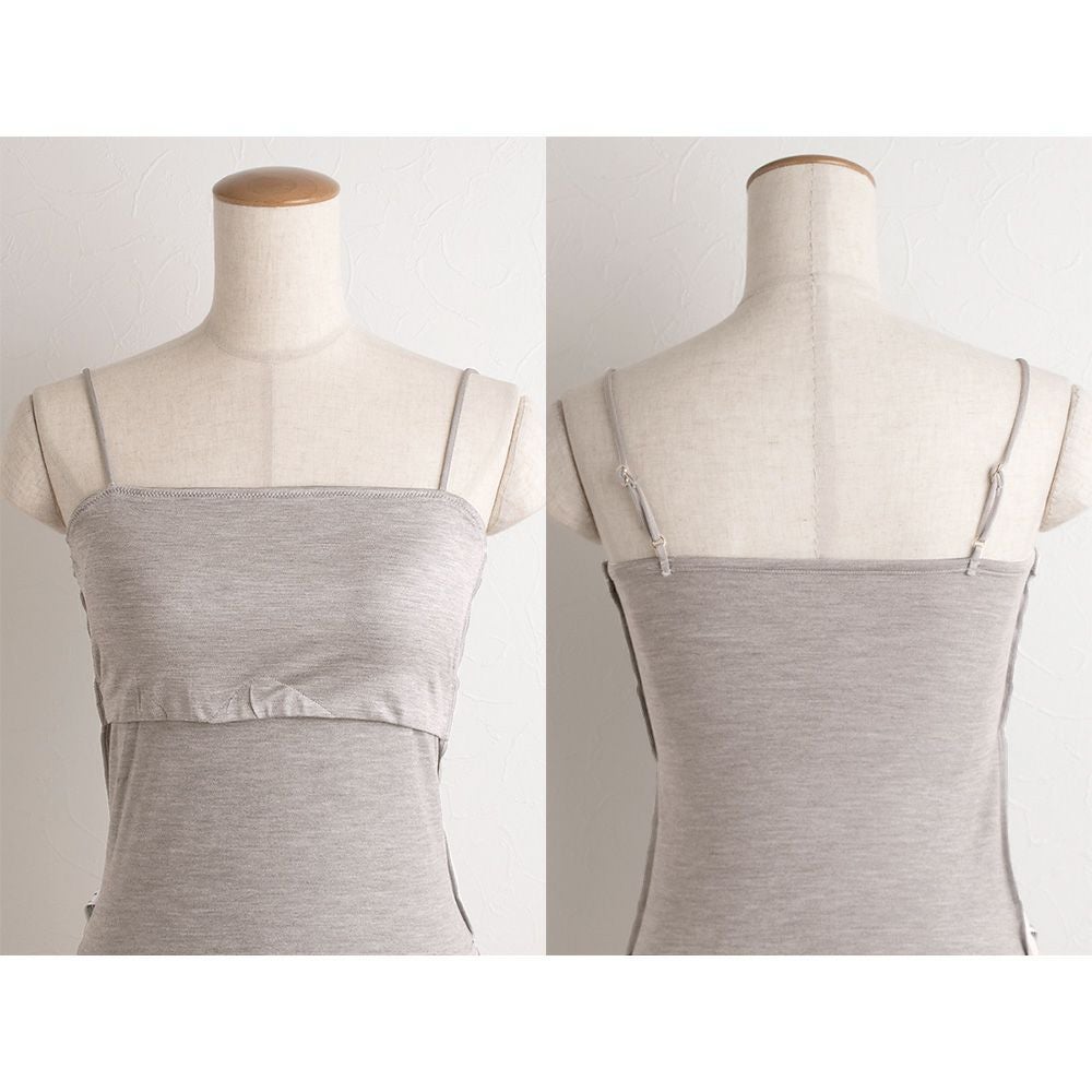 シルク ブラトップ ストレッチ ソフトベア天竺 日本製