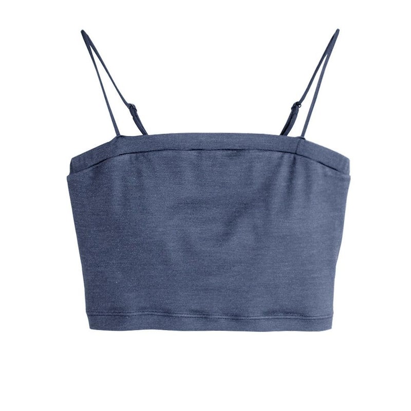  シルク ブラトップ クロップド丈 ストレッチ ソフトベア天竺 日本製