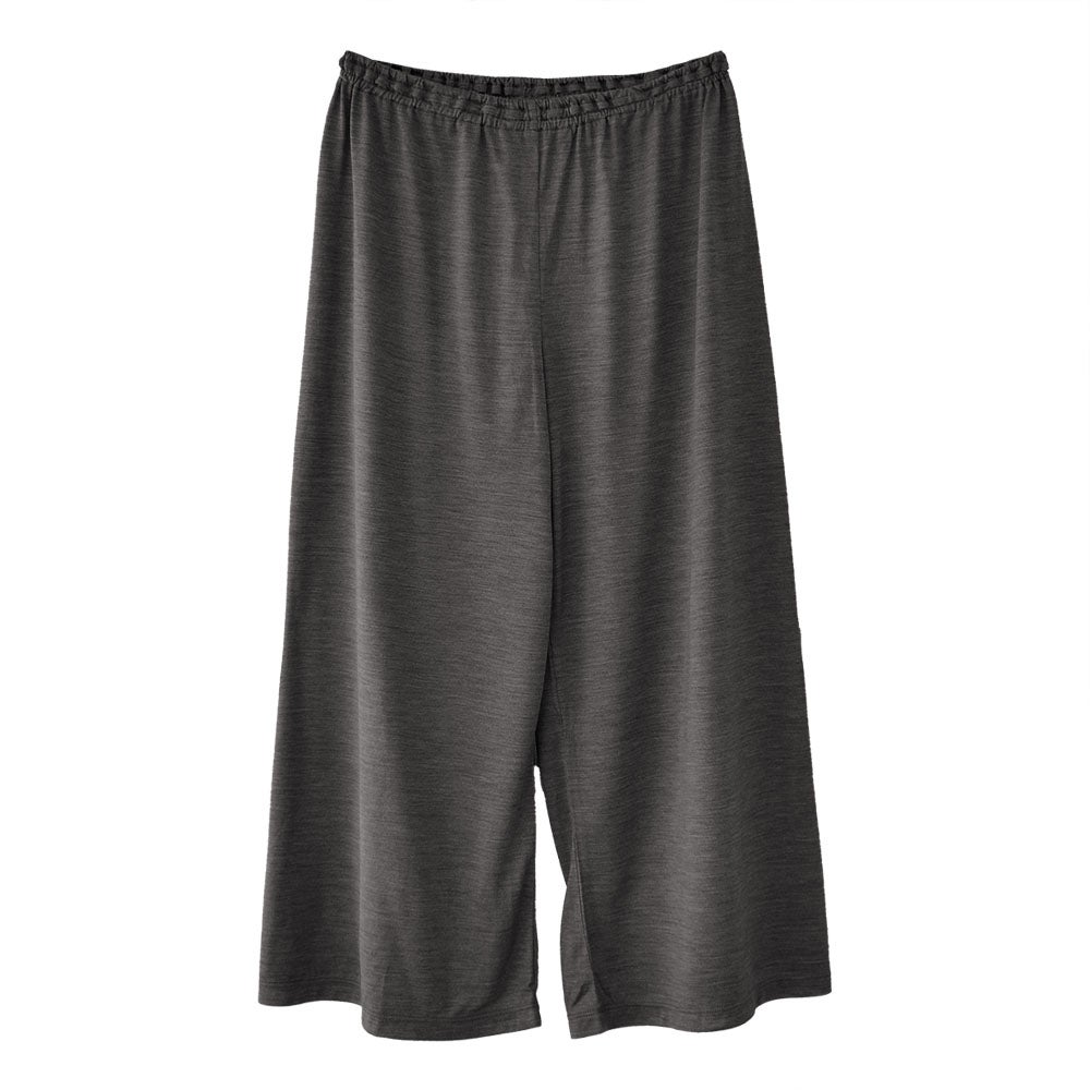 シルク100% ジャージー ガウチョパンツ 日本製