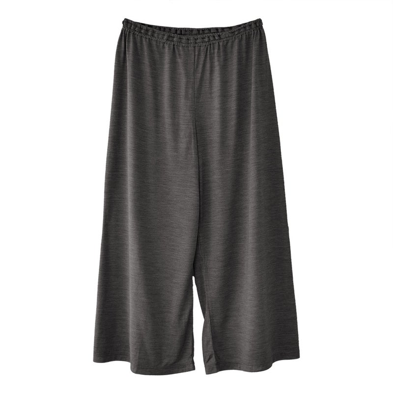 シルク100% ジャージー ガウチョパンツ 日本製