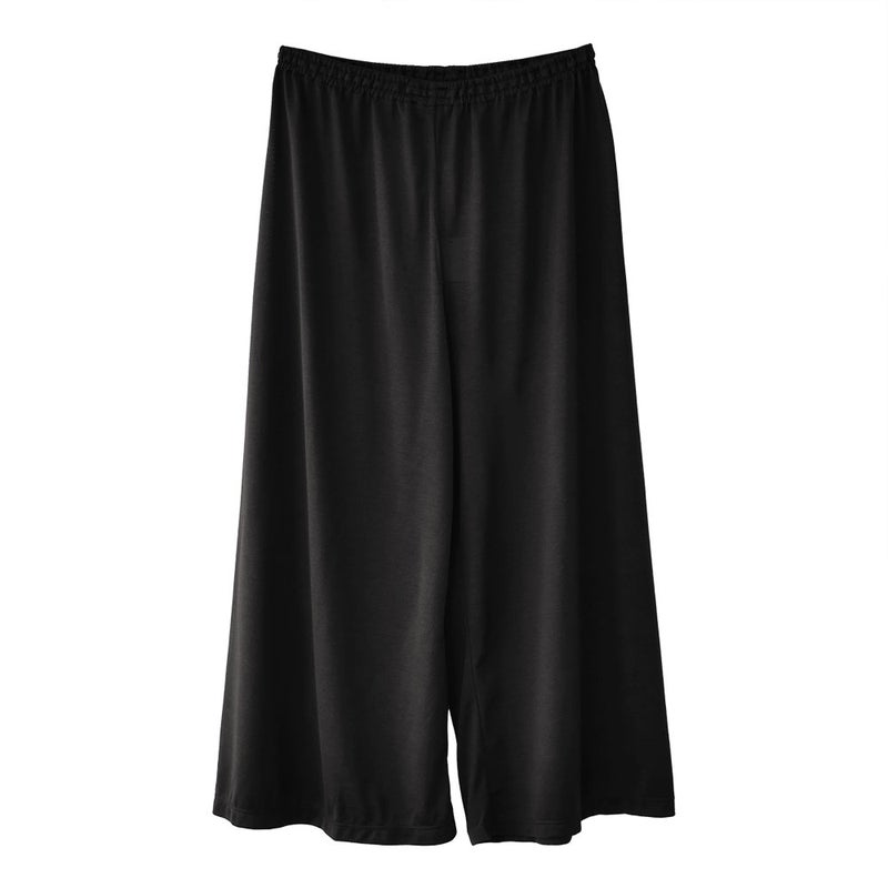 シルク100% ジャージー ガウチョパンツ 日本製