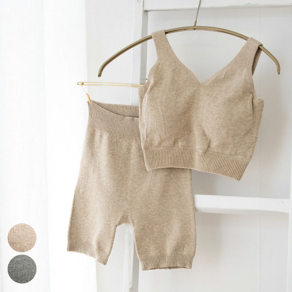 【お得な上下セット】カップ裏シルク ホールガーメントブラと肌側シルク ハイウエストパンツのセット 日本製