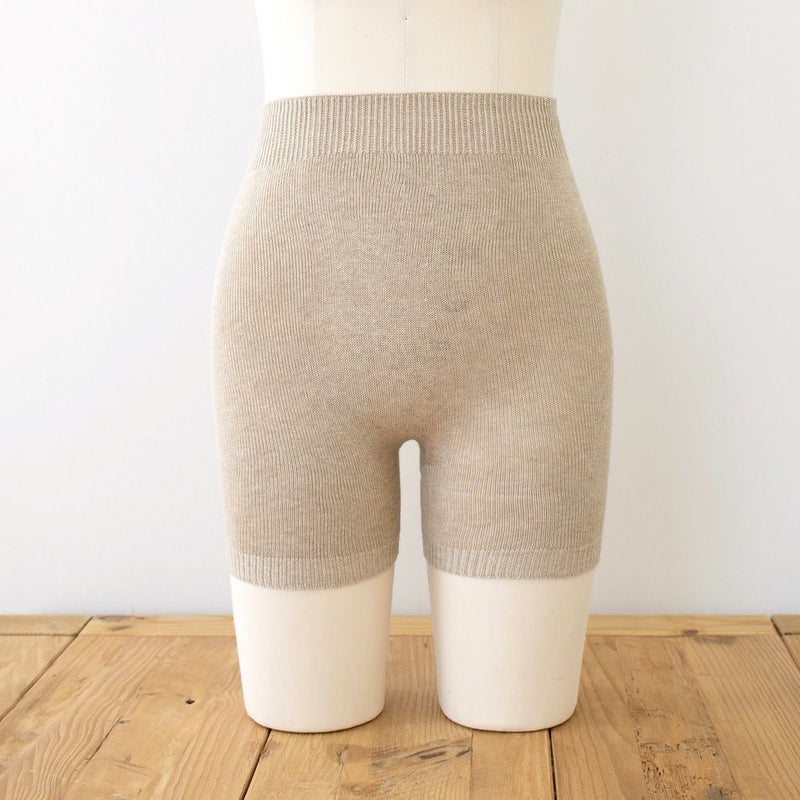 カップ裏シルク ホールガーメントブラと肌側シルク ハイウエストパンツのセット 日本製