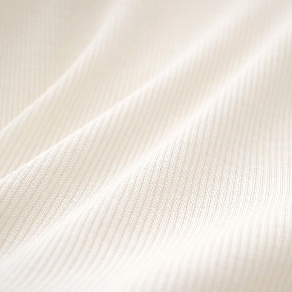 シルク100% テレコ　タンクトップ 日本製 ウォッシャブル加工