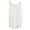 シルク100% テレコ　タンクトップ 日本製 ウォッシャブル加工