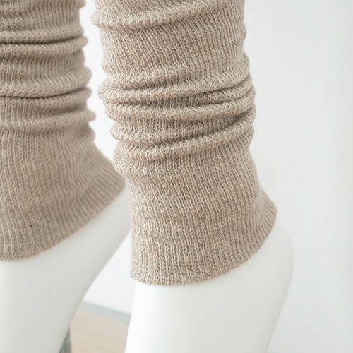 シルク レッグウォーマー 日本製 26cm ショートタイプ 肌側シルク 表側オーガニックコットンの二重構造 男女兼用