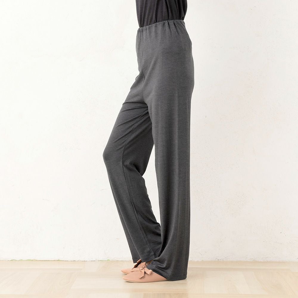 シルク ルームパンツ ストレッチ ソフトベア天竺 日本製 ウォッシャブル加工