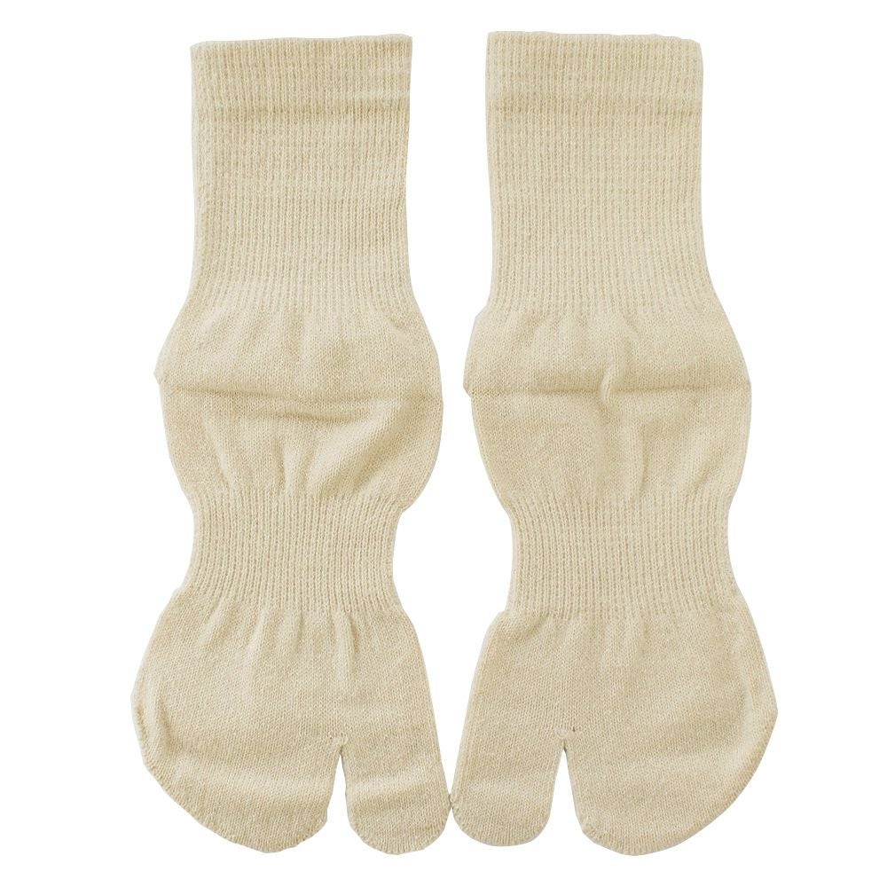 シルク たび型ソックス レディース