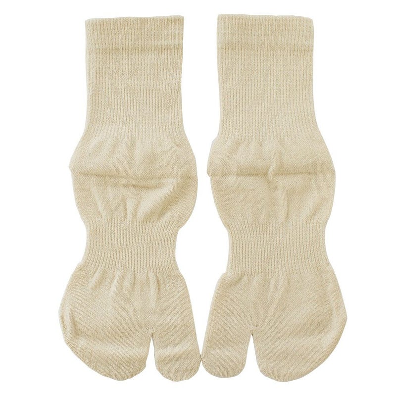 シルク たび型ソックス レディース