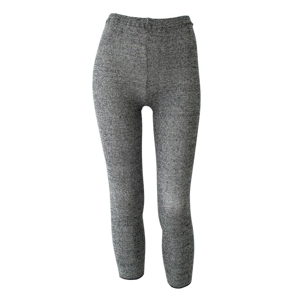 肌側シルク 表コットンリネン さらさらレギンス 日本製