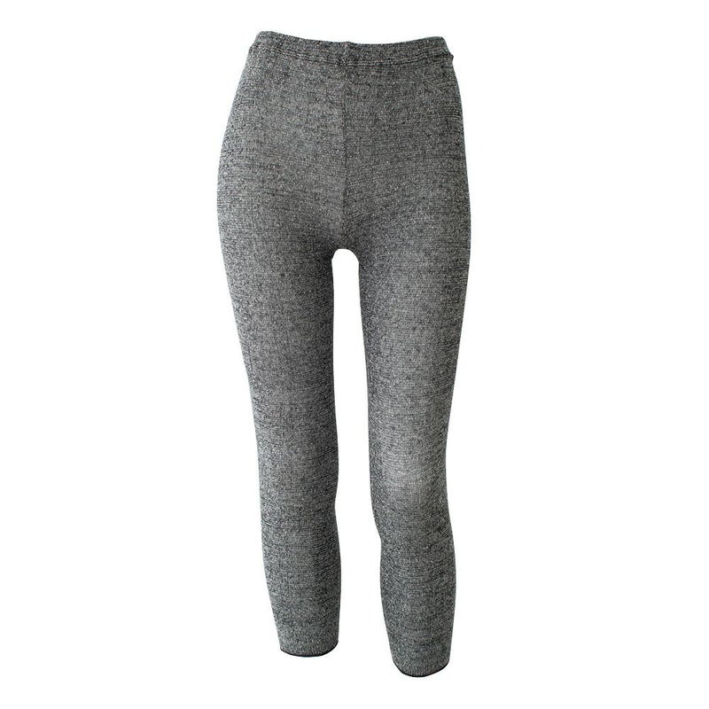 肌側シルク 表コットンリネン さらさらレギンス 日本製