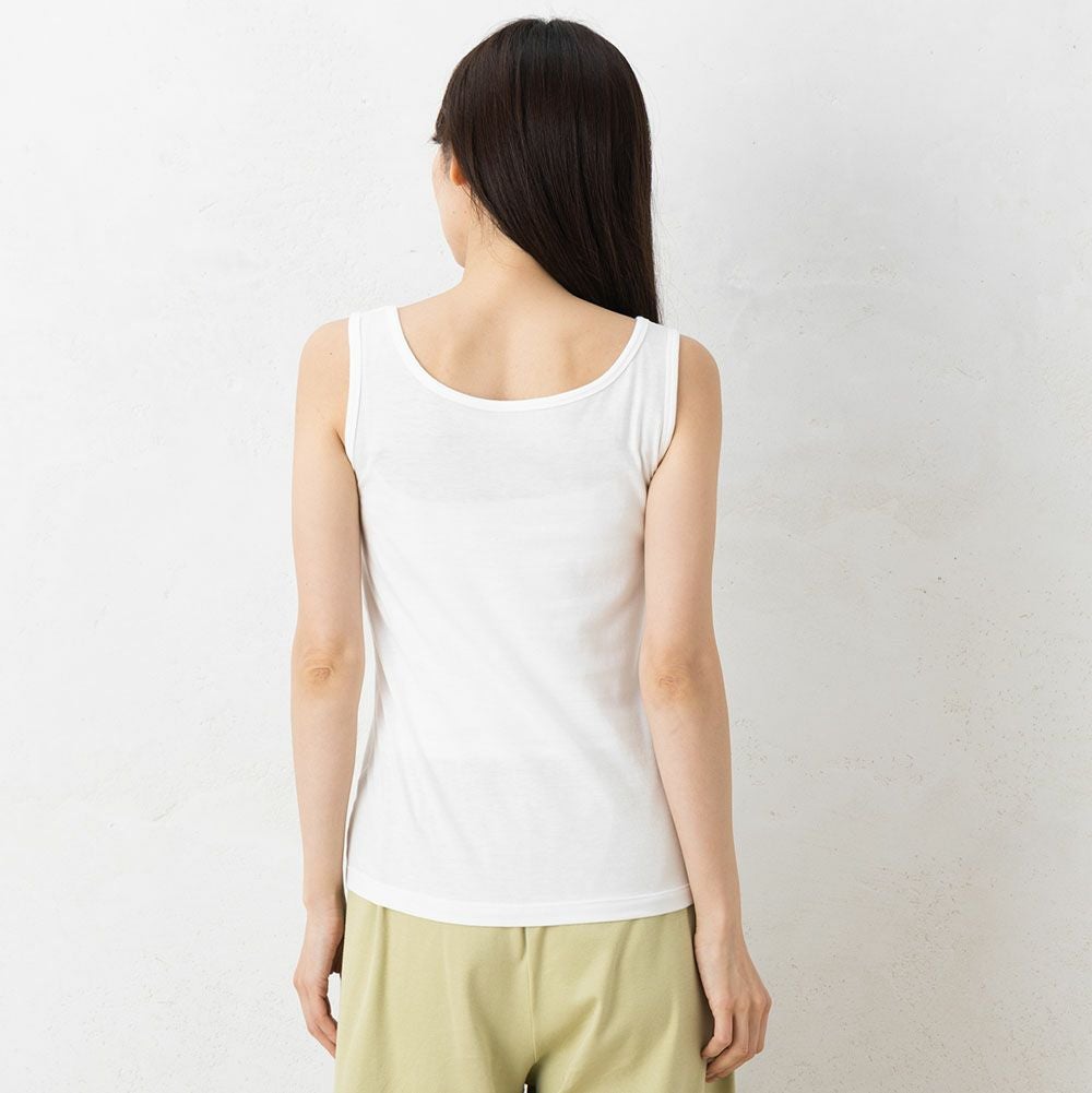 リラクシングウェア カップ付きタンクトップ 日本製