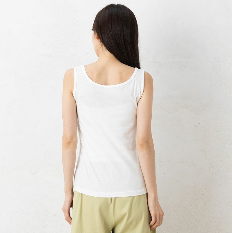リラクシングウェア カップ付きタンクトップ 日本製