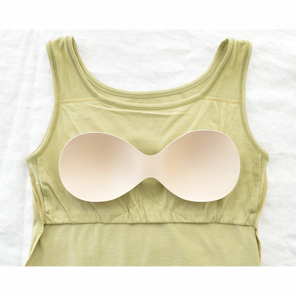 リラクシングウェア カップ付きタンクトップ 日本製