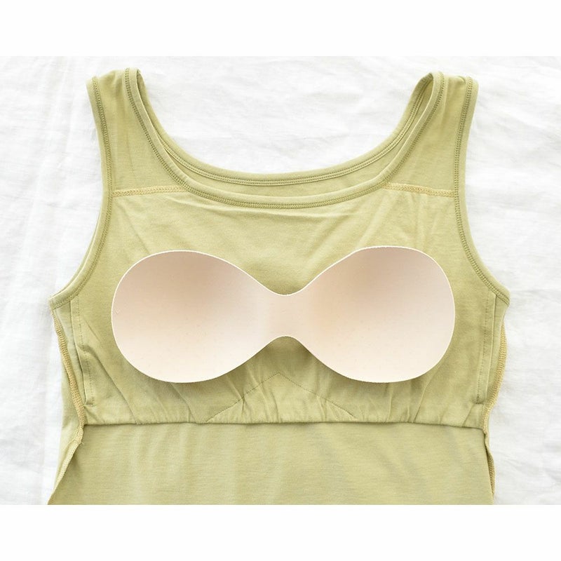 リラクシングウェア カップ付きタンクトップ 日本製