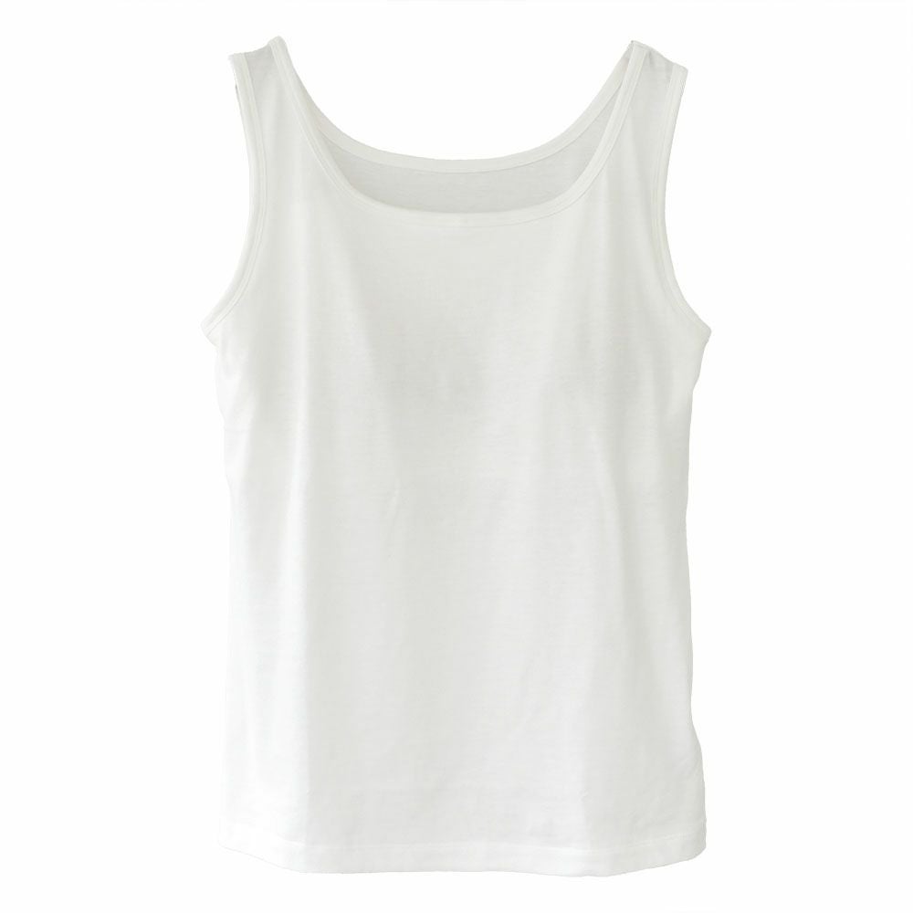 リラクシングウェア カップ付きタンクトップ 日本製