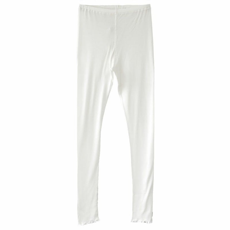 コットンシルク テレコ レギンス