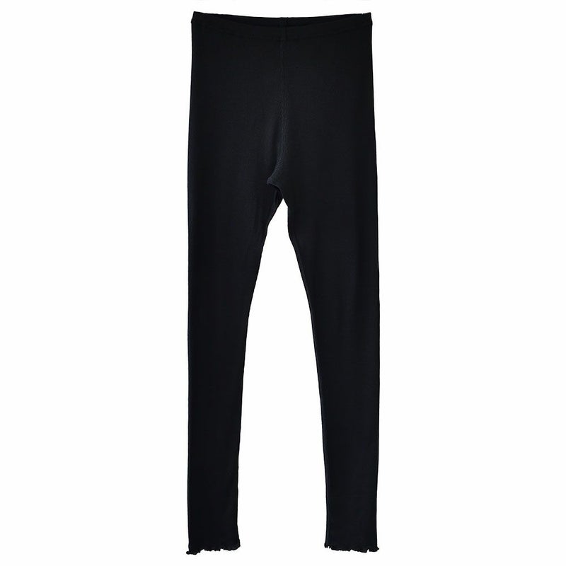 コットンシルク テレコ レギンス