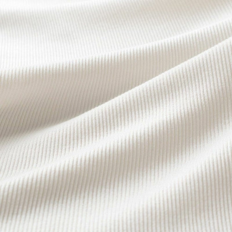 コットンシルク テレコ カップ付きキャミソール