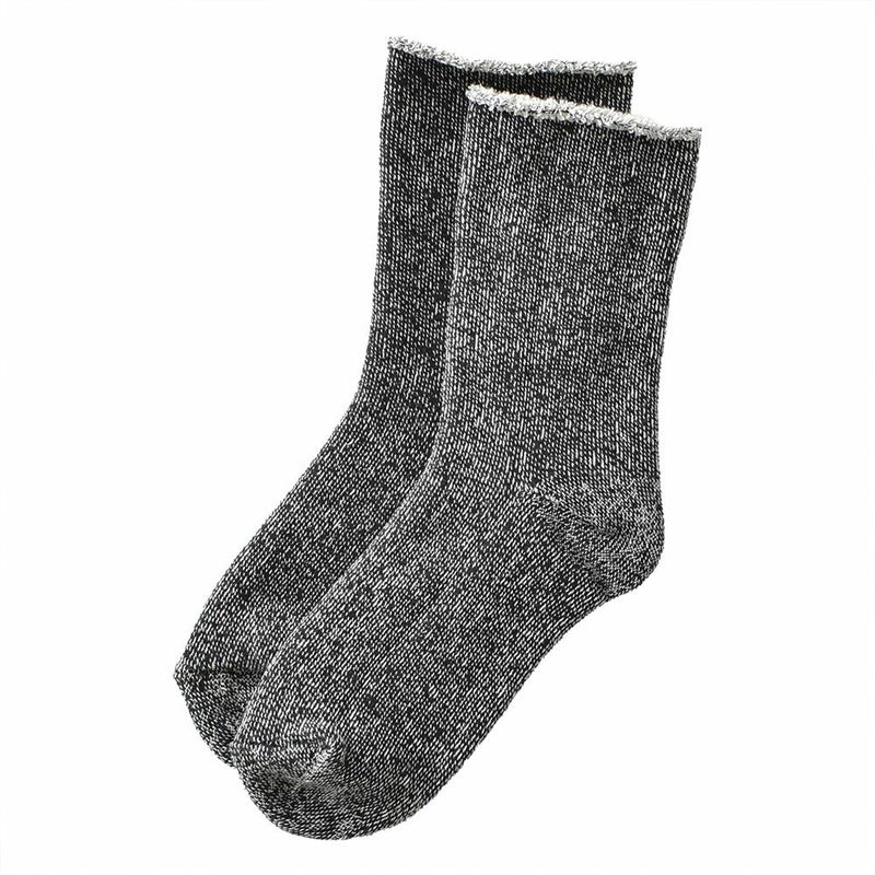 ふかふか裏パイル コットン ソックス 日本製 肌側綿100％