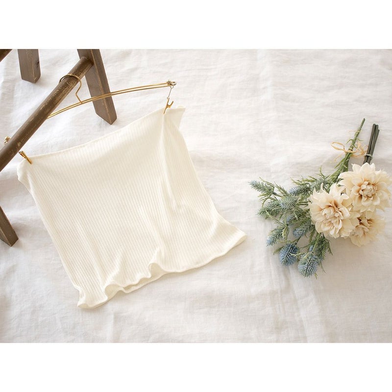 シルク100％ ブラカバー 日本製 25cm ショート丈 ブラ下インナー 汗取り