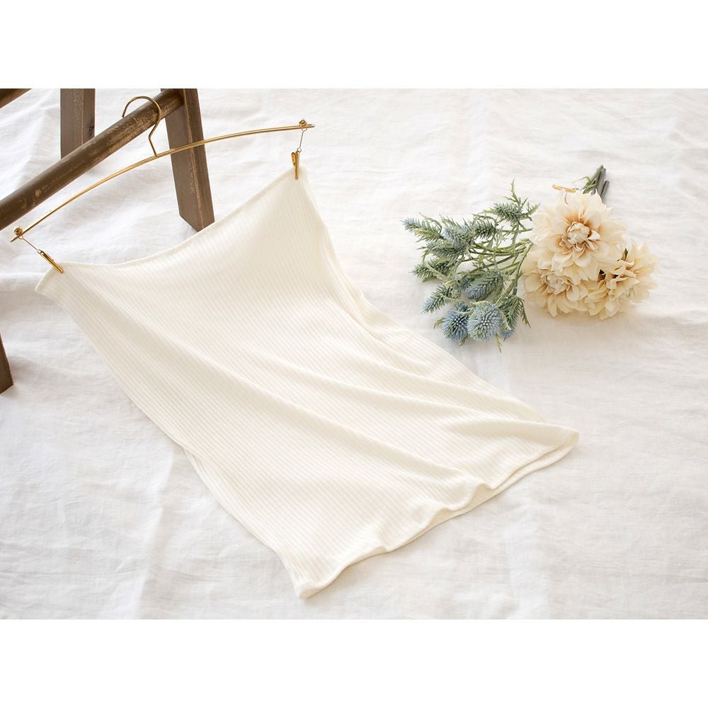 シルク100％ ブラカバー 日本製 38cm ロング丈 ブラ下インナー 汗取り