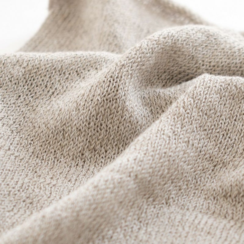 リネンシルク ターバンスヌード 日本製 縫い目のないホールガーメント