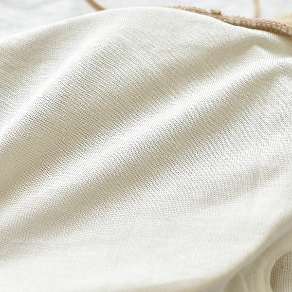 カップ裏シルク オーガニックコットン バンドゥブラ 日本製