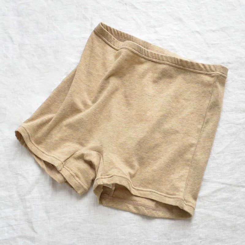 マチ裏シルク オーガニックコットン ボクサーショーツ サニタリー兼用 日本製